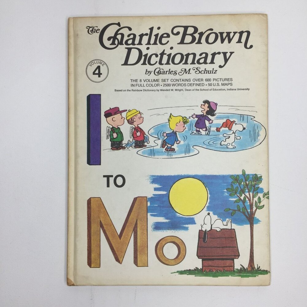 Vintage 1973 Peanuts The Charlie Brown Dictionary Incomplete Set Volumes 1-5 & 7 - Picture 12 of 16
